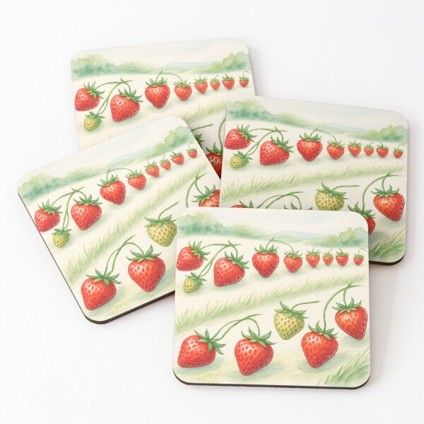 Item preview, Cute Vintage Strawberry Fields v4 designed and sold by Kimhunza.