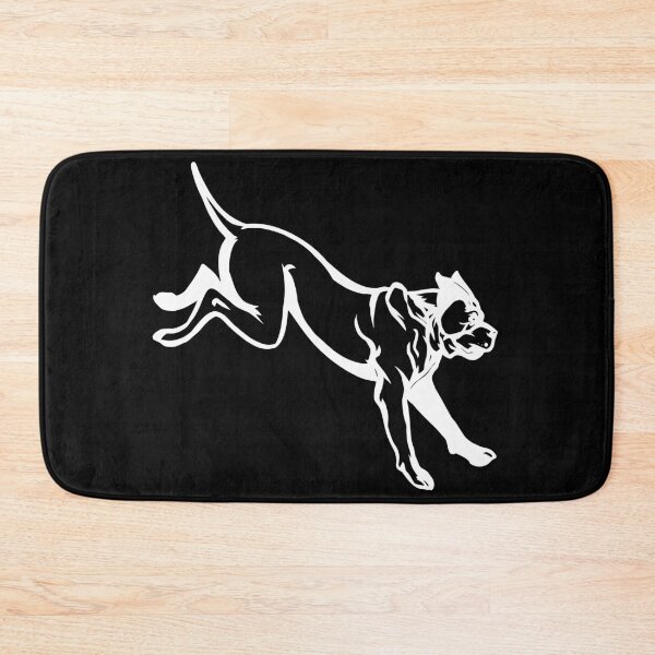 Item preview, Mastiff in Motion – Running White Line Art of Big Dog designed and sold by EmeraldeaArt.