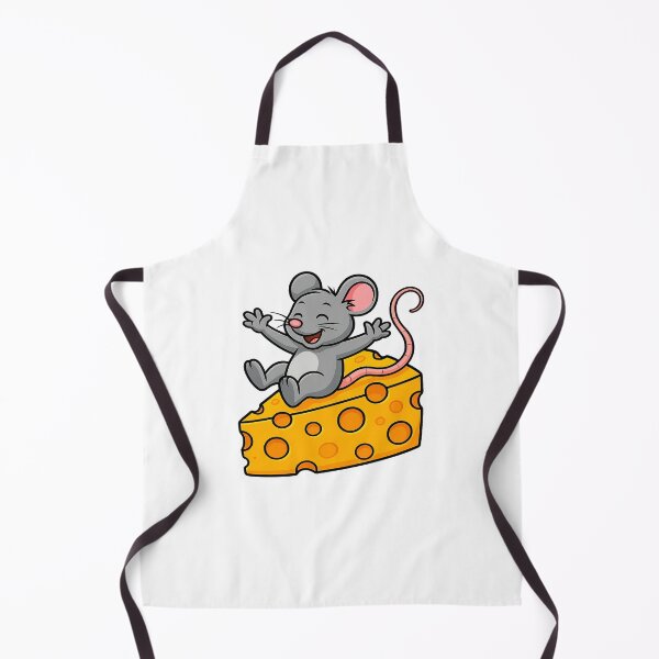Item preview, Cheesy Joy – Happy Mouse Cartoon Illustration designed and sold by Art-Tacos.