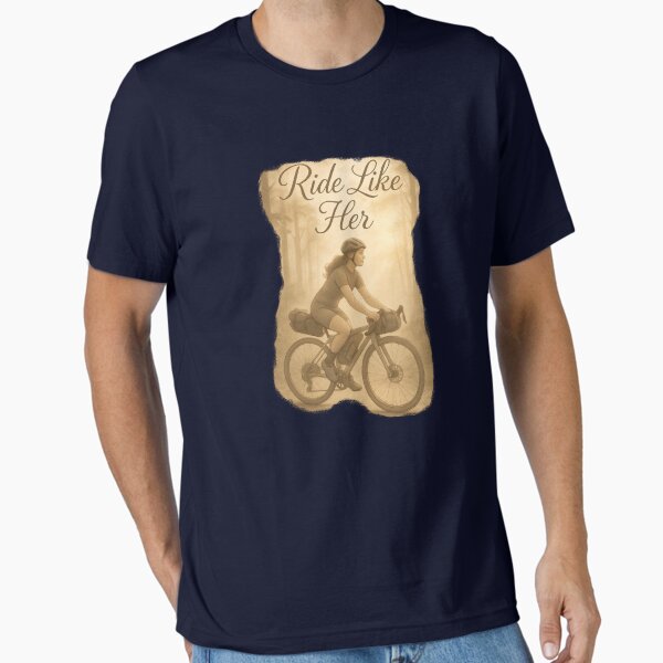 Item preview, Ride Like Her  -  Gravel Girl Club designed and sold by GrafRaf Studio.