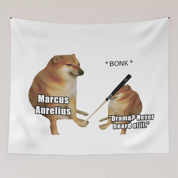 Item preview, Drama? Never Heard of it Stoic Meme designed and sold by LexaArtworks.