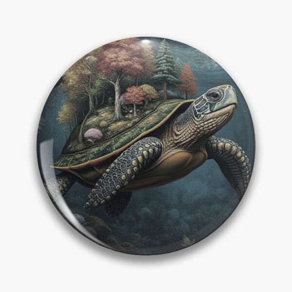 Item preview, Mystic fantasy turtle swimming  designed and sold by Rusifero.