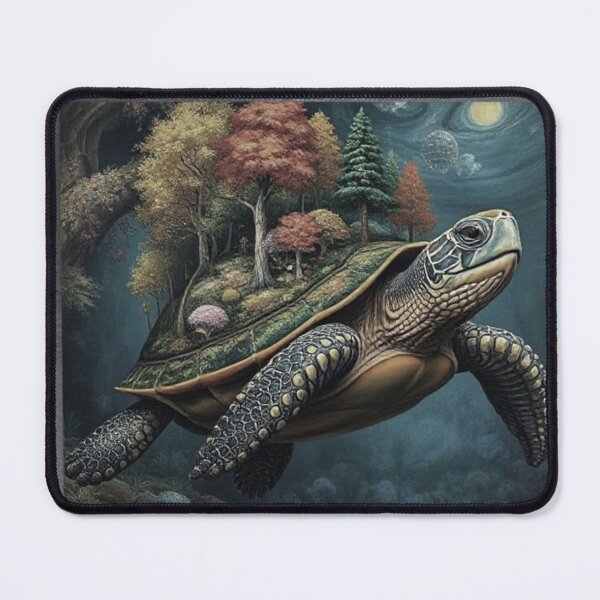 Item preview, Mystic fantasy turtle swimming  designed and sold by Rusifero.