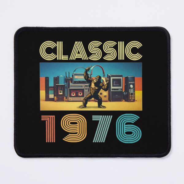 Item preview, Classic 1976 – Retro Gorilla & Vintage Tech Throwback Design designed and sold by WHDProduction45.