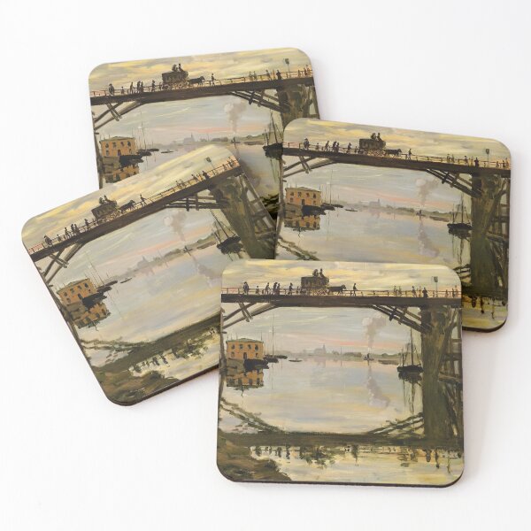 Item preview, The Wooden Bridge   1872 by Claude Monet designed and sold by GabyddAlessandr.