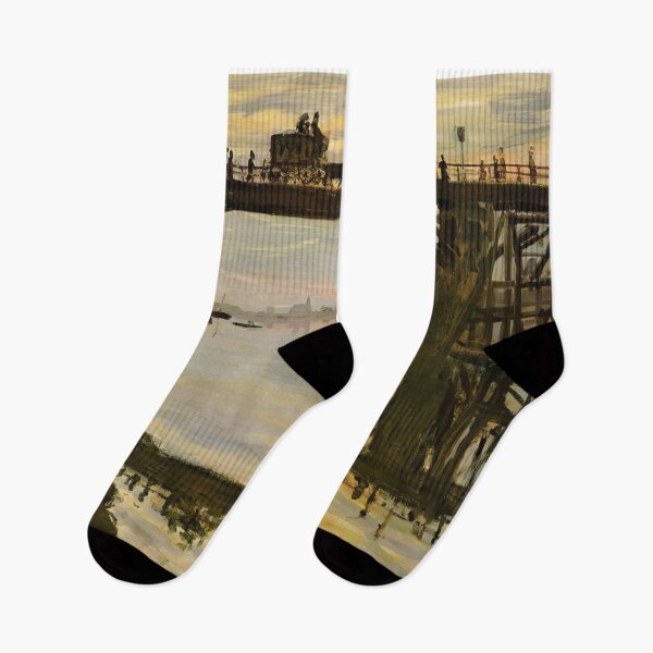 Item preview, The Wooden Bridge   1872 by Claude Monet designed and sold by GabyddAlessandr.