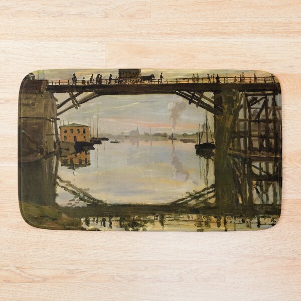 Item preview, The Wooden Bridge   1872 by Claude Monet designed and sold by GabyddAlessandr.