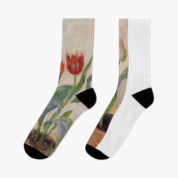 Item preview, Three Pots of Tulips   1883 by Claude Monet designed and sold by GabyddAlessandr.