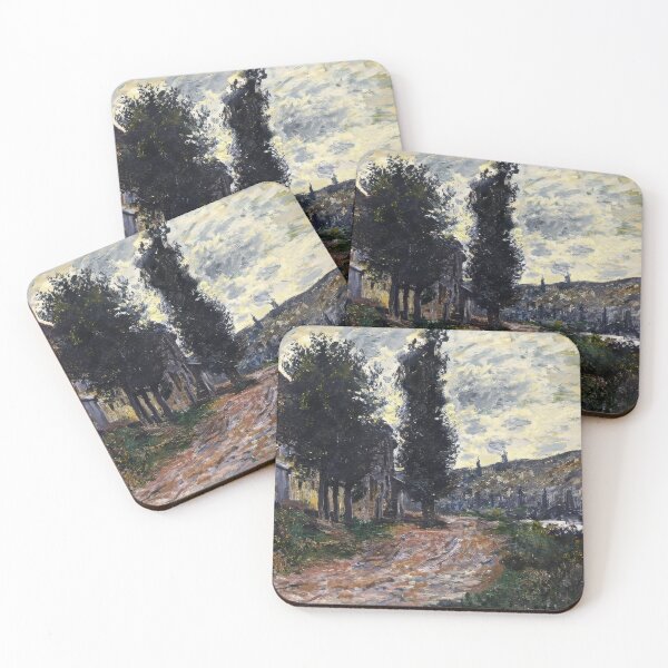 Item preview, Tow Path at Lavacourt   1878 by Claude Monet designed and sold by GabyddAlessandr.