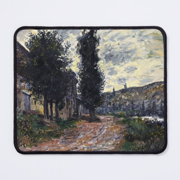 Item preview, Tow Path at Lavacourt 1878 by Claude Monet designed and sold by GabyddAlessandr.