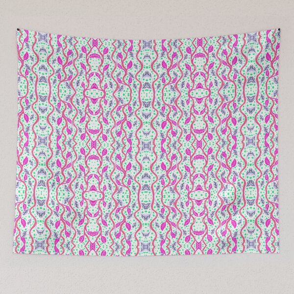 Item preview, Delightful Growing Vines in Purple -Cottage Comfort Meets Artistic Expression designed and sold by Claudia Lucia Art - Design.