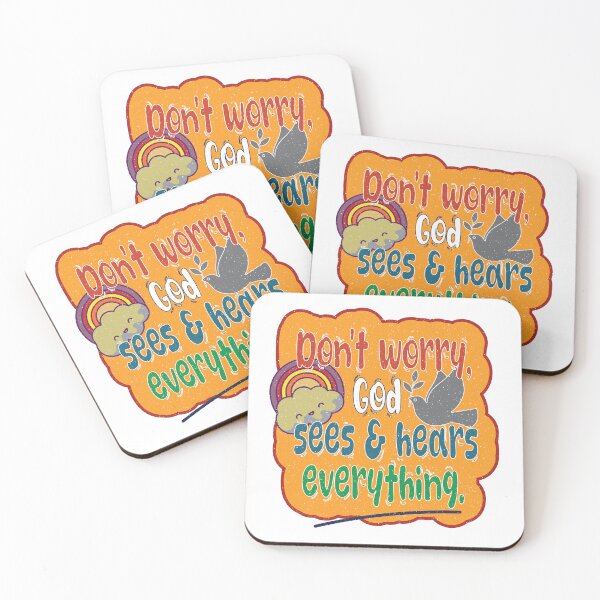 Item preview, Don't worry God Sees & Hears everything designed and sold by Mye Light Designs.