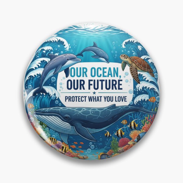 Item preview, Our Ocean, Our Future: Marine Protection Symbol designed and sold by ART-POD-PL.