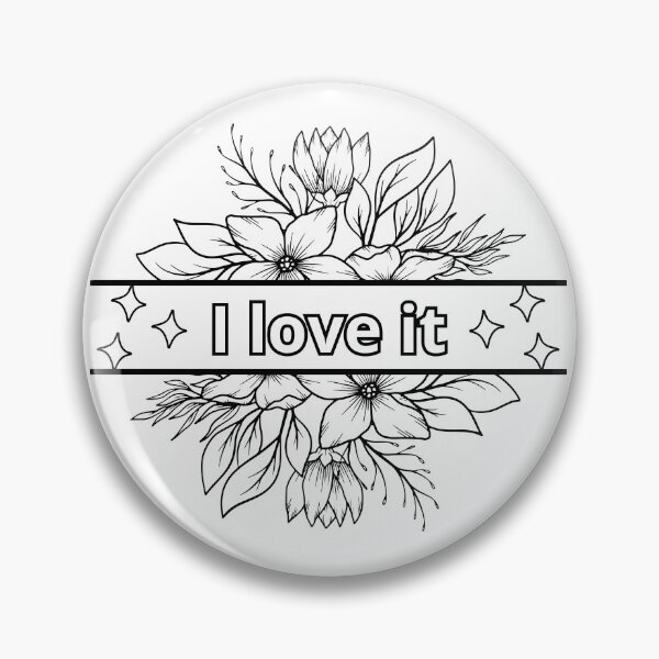 Item preview, I love it, blooming flowers designed and sold by DżodżoJoy.