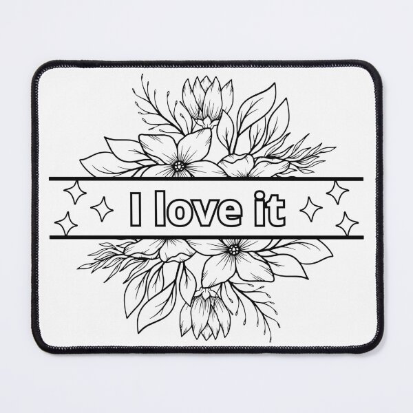 Item preview, I love it, blooming flowers designed and sold by DżodżoJoy.
