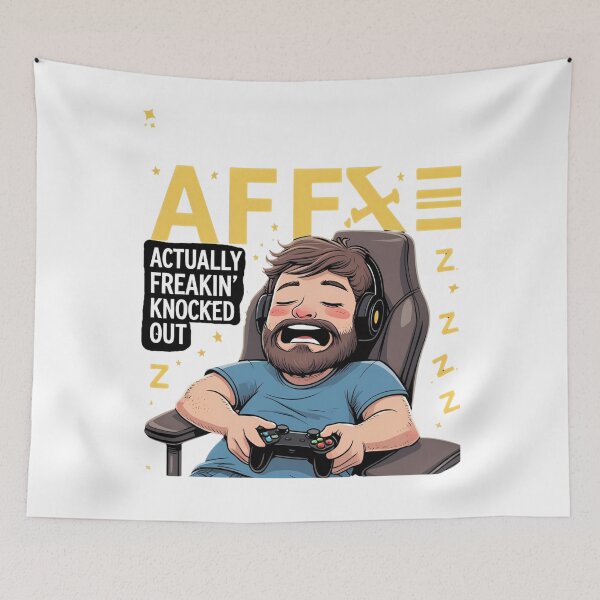 Item preview, AFK Actually Freakin’ Knocked Out Gamer Design designed and sold by TheTeeSpark.