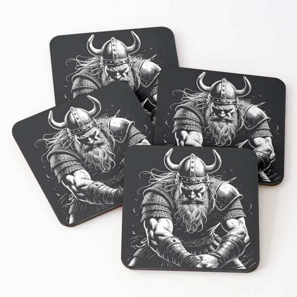 Item preview, Valhalla Awaits  – Dark Viking Warrior designed and sold by TeeJungleStudio.