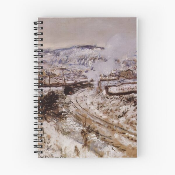 Item preview, Train in the Snow at Argenteuil   1875 by Claude Monet designed and sold by GabyddAlessandr.