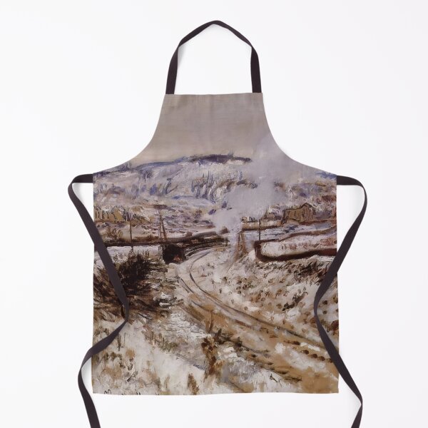Item preview, Train in the Snow at Argenteuil 1875 by Claude Monet designed and sold by GabyddAlessandr.