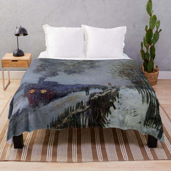 Item preview, Train in the Snow or The Locomotive   1875 by Claude Monet designed and sold by GabyddAlessandr.