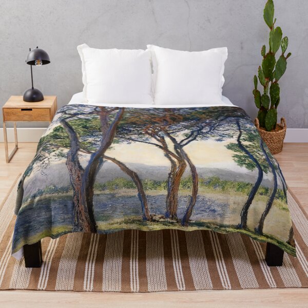 Item preview, Trees by the Seashore at Antibes 1888 by Claude Monet designed and sold by GabyddAlessandr.