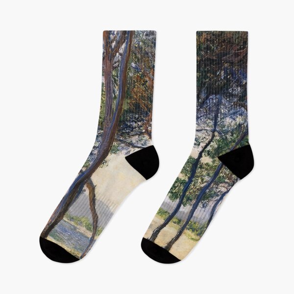 Item preview, Trees by the Seashore at Antibes   1888 by Claude Monet designed and sold by GabyddAlessandr.