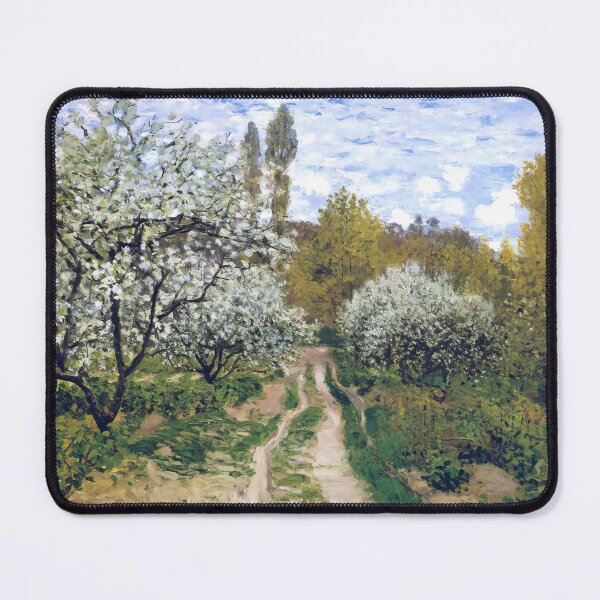 Item preview, Trees in Bloom 1872 by Claude Monet designed and sold by GabyddAlessandr.