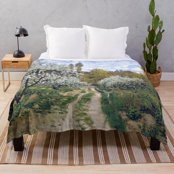 Item preview, Trees in Bloom 1872 by Claude Monet designed and sold by GabyddAlessandr.