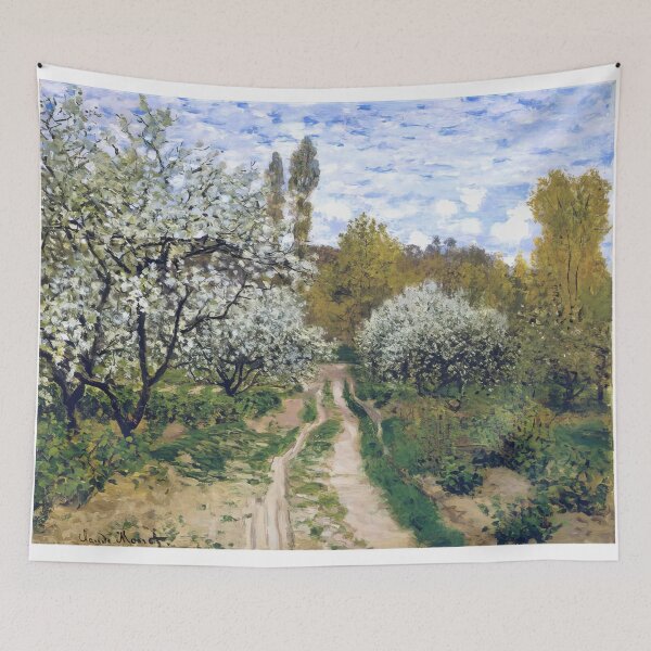 Item preview, Trees in Bloom   1872 by Claude Monet designed and sold by GabyddAlessandr.
