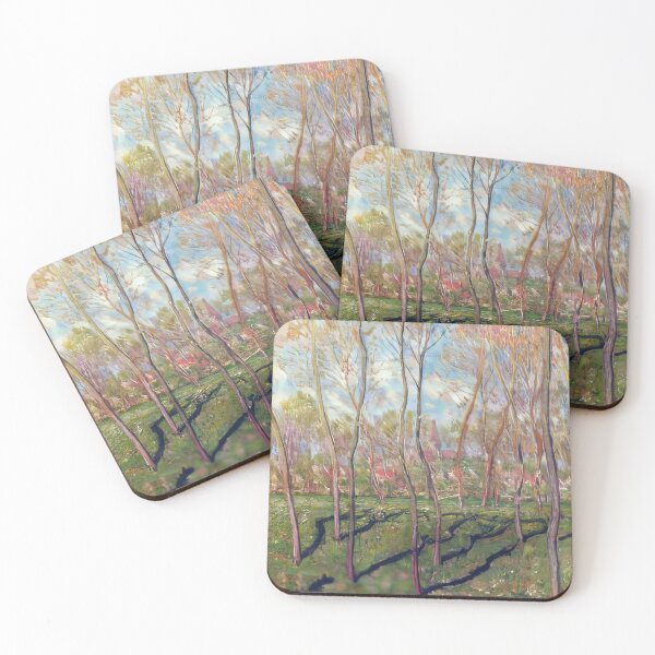 Item preview, Trees in Winter View of Bennecourt   1887 by Claude Monet designed and sold by GabyddAlessandr.