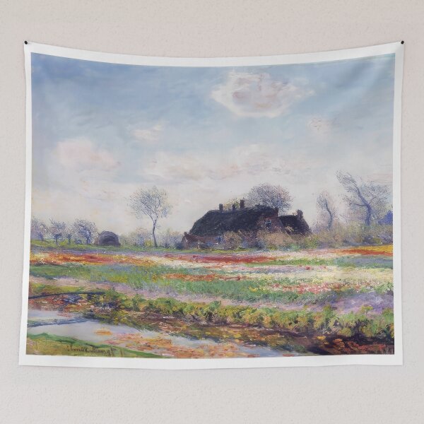 Item preview, Tulip Fields at Sassenheim near Leiden   1886 by Claude Monet designed and sold by GabyddAlessandr.