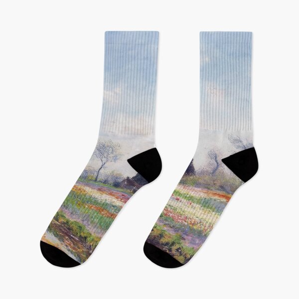 Item preview, Tulip Fields at Sassenheim near Leiden   1886 by Claude Monet designed and sold by GabyddAlessandr.