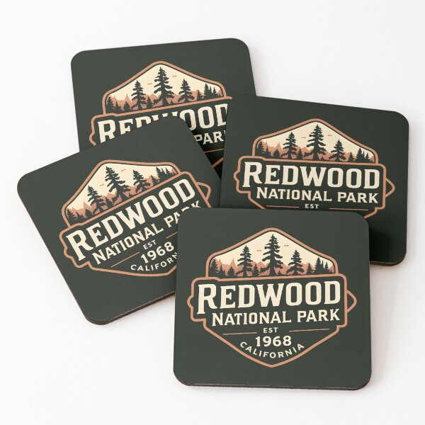 Item preview, Redwood National Park - California designed and sold by GoodOldVintage.