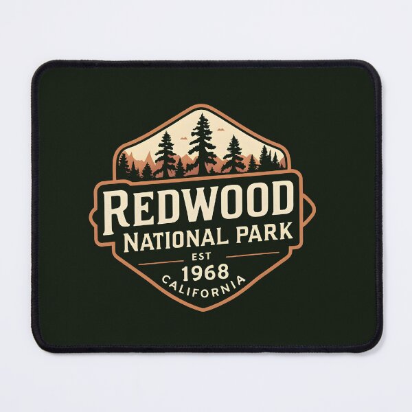 Item preview, Redwood National Park - California designed and sold by GoodOldVintage.
