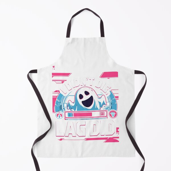 Item preview, I Didn't Die, Lag Did – Funny Gamer Ghost Design designed and sold by TheTeeSpark.