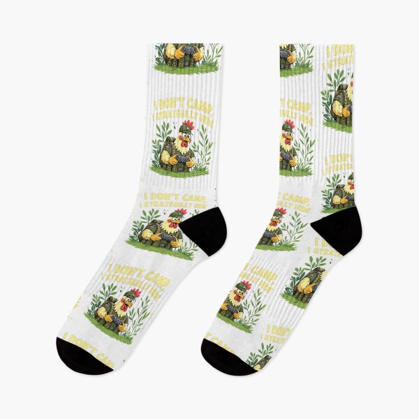 Item preview, I Don’t Camp, I Strategilly Hide – Funny Chicken Gamer Design designed and sold by TheTeeSpark.