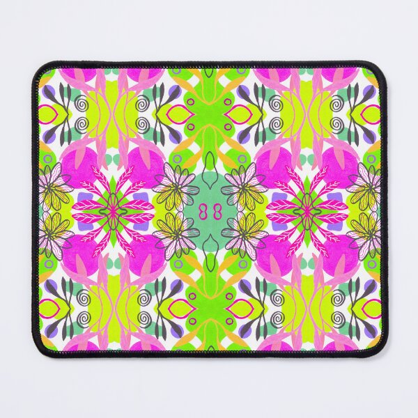 Item preview, Delightful Purple Flowers Garden Pattern designed and sold by Claudia Lucia Art - Design.