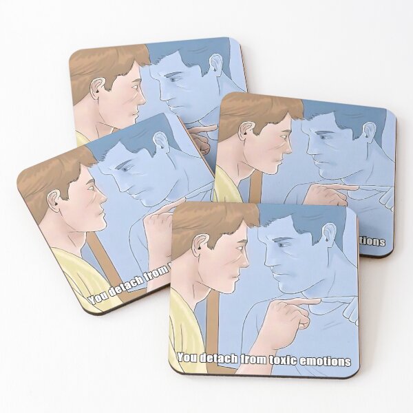 Item preview, You detach from toxic emotions Stoic Meme designed and sold by LexaArtworks.