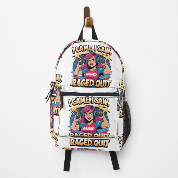 Item preview, I Came I Saw I Raged Quit – Gamer Girl Rage Quit Tee designed and sold by TheTeeSpark.
