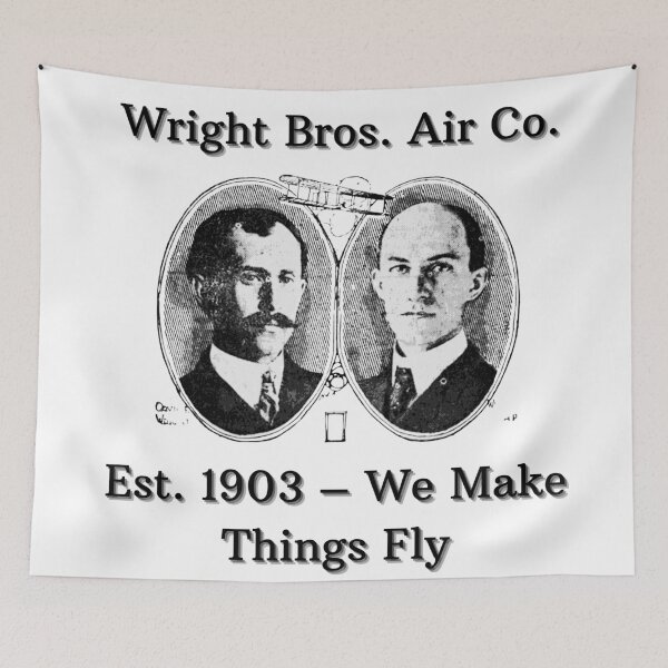 Item preview, Wright Bros. Air Co. – Est. 1903 Aviation Logo designed and sold by AirmanTalha.