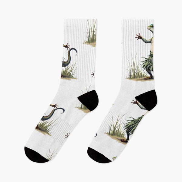 Item preview, A lizard dancing in a grass skirt designed and sold by DOG DESIGN.