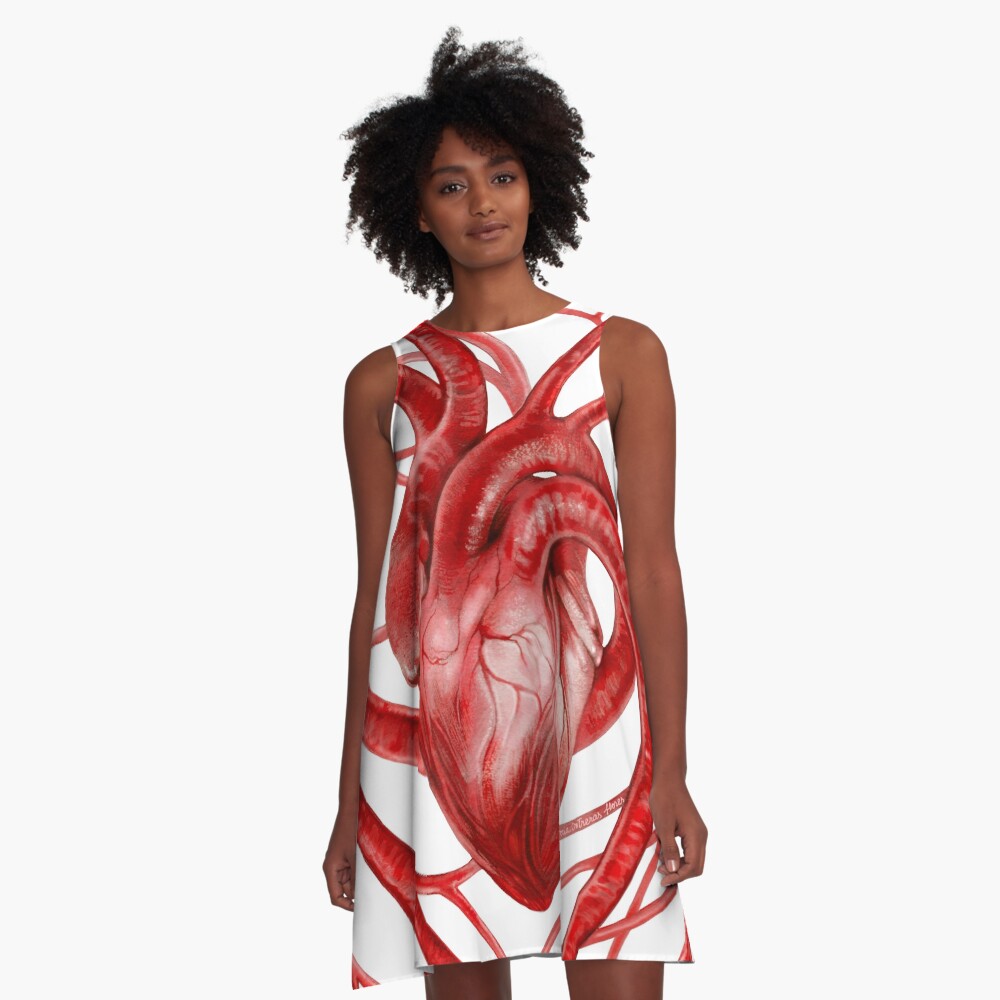 Vista previa del artículo con la obra «Vestido acampanado», diseñado y vendido por VictoriaCF.