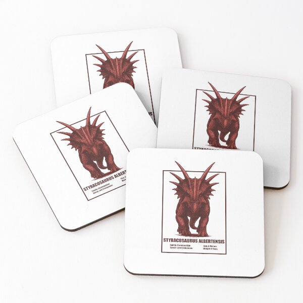 Item preview, Styracosaurus Albertensis – Vintage Dinosaur Illustration designed and sold by SlatoMato.