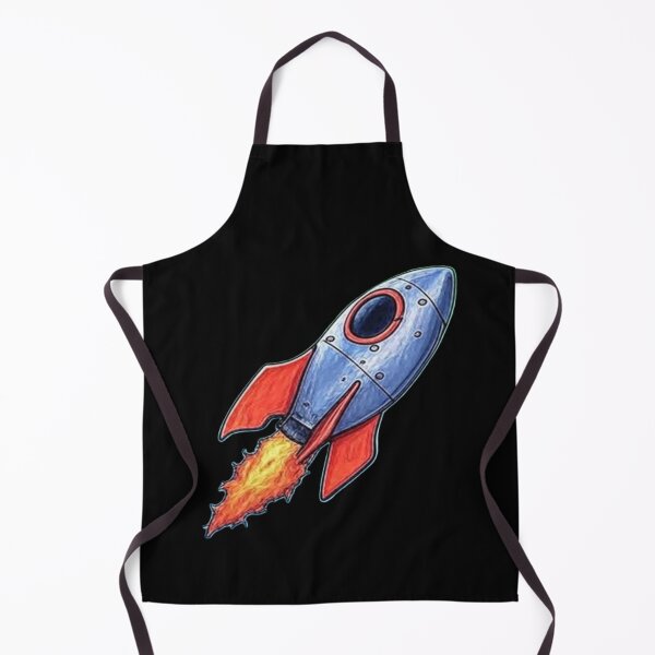 Item preview, Colorful Rocket to the moon designed and sold by DesignsMjB.