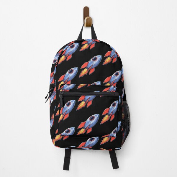 Item preview, Colorful Rocket to the moon designed and sold by DesignsMjB.
