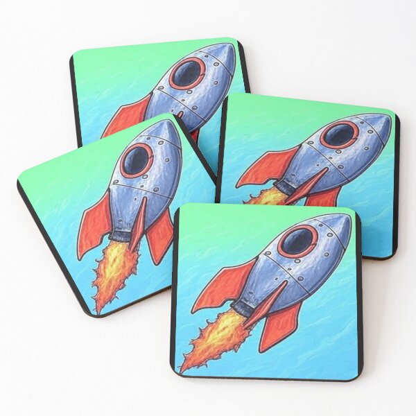 Item preview, Colorful Rocketl to the moon 2 designed and sold by DesignsMjB.