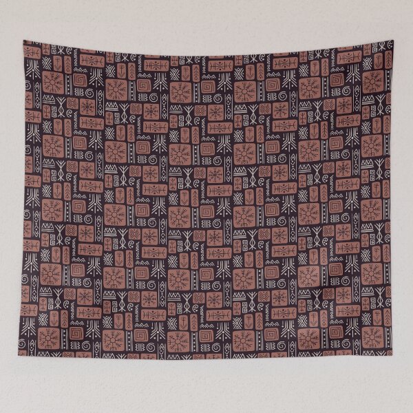 Item preview, Abstract signs and symbols - brown bronze designed and sold by InkofNocturna.