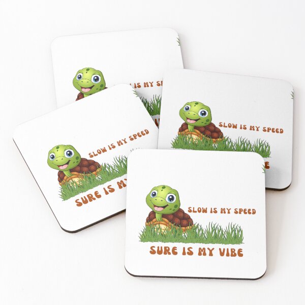 Item preview, Slow and Steady Baby Tortoise Quote Art designed and sold by Pallavii.