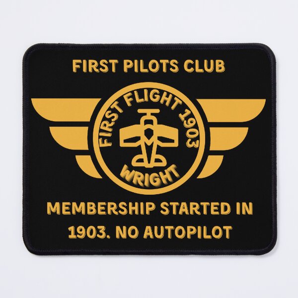 Item preview, First Pilots Club – Wright Brothers 1903 Emblem designed and sold by AirmanTalha.