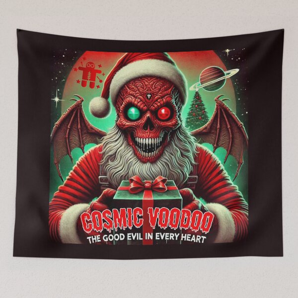 Item preview, Cosmic Voodoo Santa Demon Wings designed and sold by Voodoo Store Paranormal Collections.